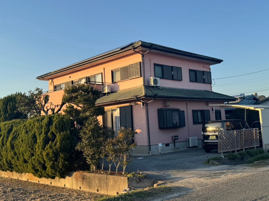 Ｓ様邸　屋根瓦・外壁塗装４回塗り【無機塗料】【日本ペイント】で施工させて頂きました 施工前