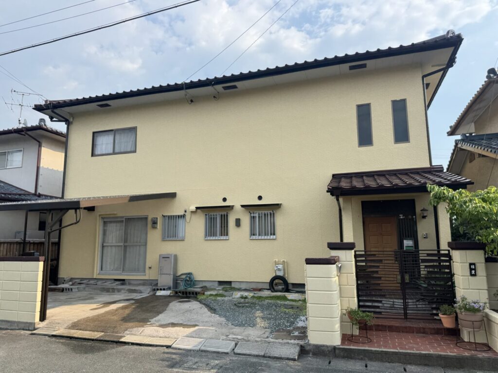 熊本県合志市 外壁塗装・屋根塗装４度塗り施工