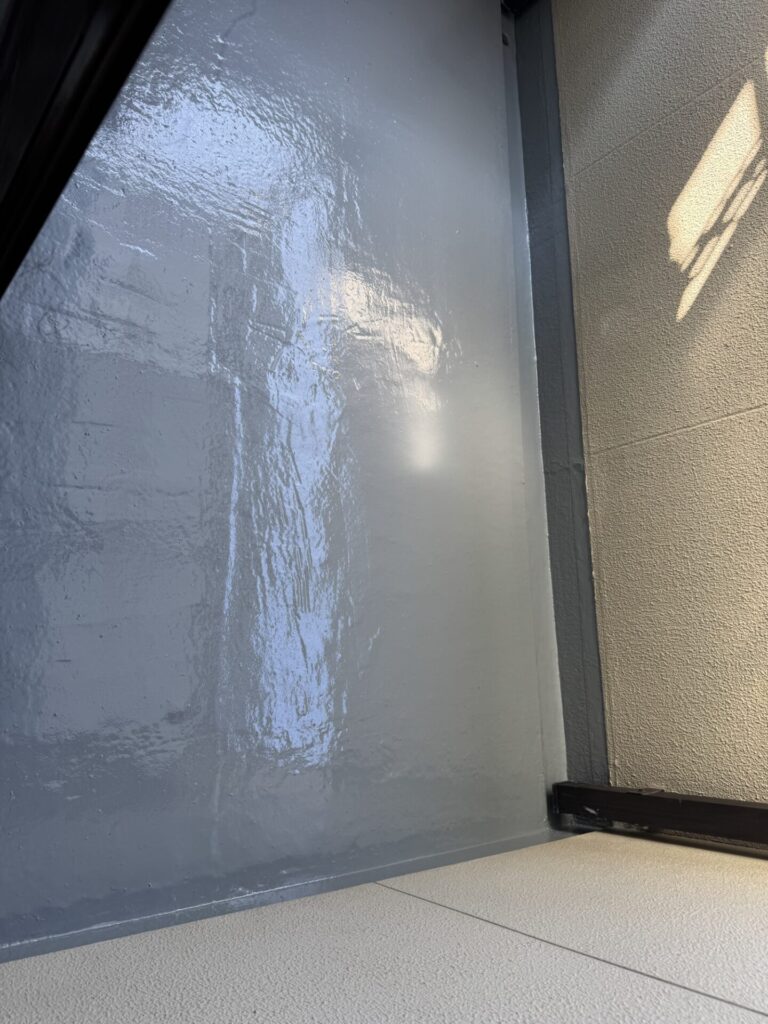 熊本県熊本市 中央区 ベランダからの雨漏り改修工事