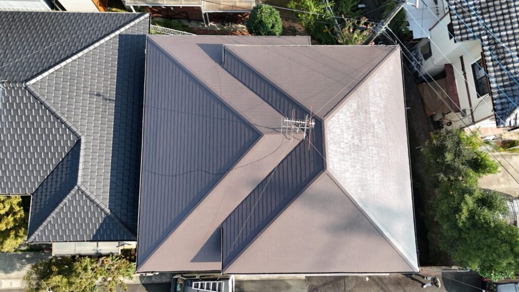 熊本県熊本市 東区　屋根塗装工事