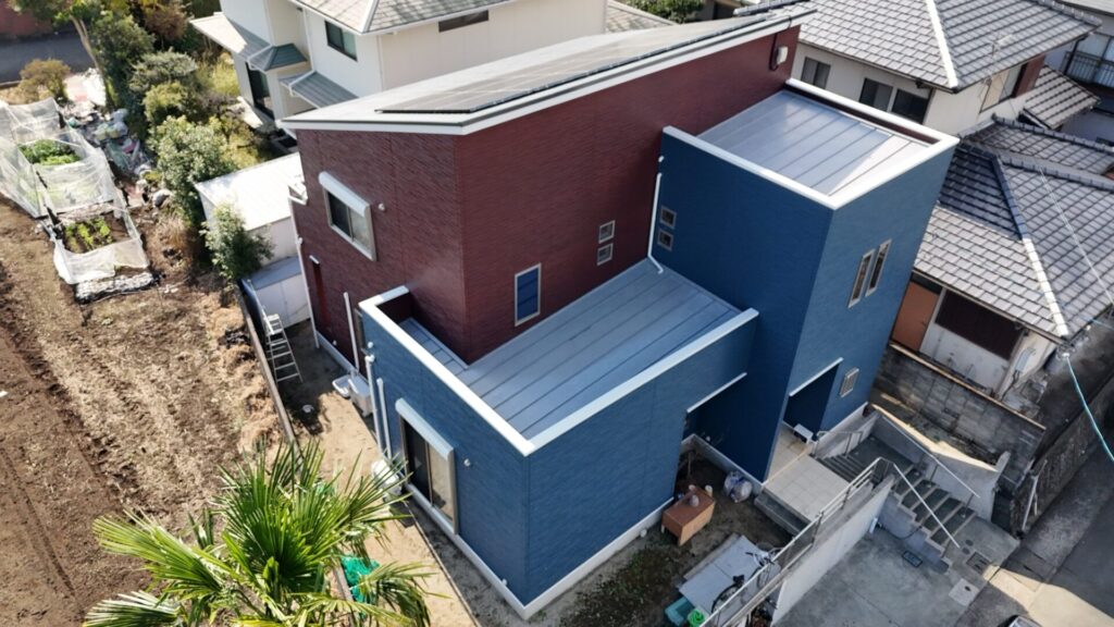 熊本県熊本市 北区　屋根塗装・外壁塗装　4度塗り施工