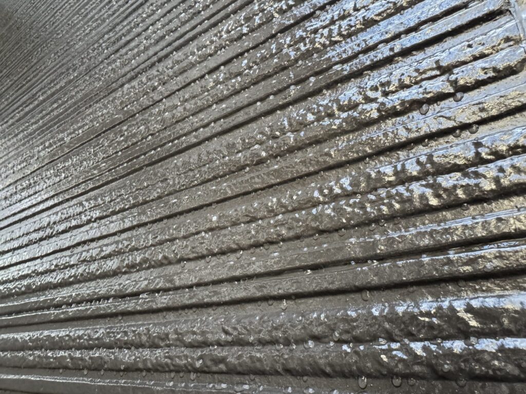 熊本市東区　外壁塗装　下塗り