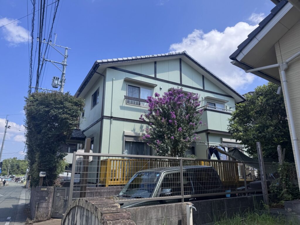 熊本県熊本市 東区　G様邸　外壁塗装工事ラジカル塗料で４度塗り施工