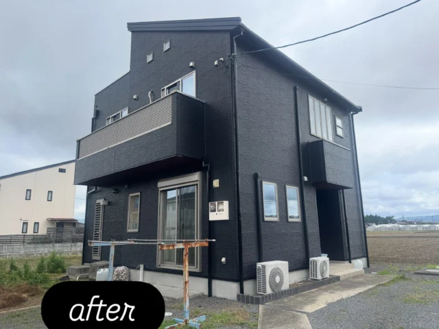 七色公式Instagram投稿：宇城市の外壁塗装後の建物
